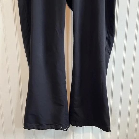 Athleta Lounge Pants Wide Leg Drawstring Black Comfy Casual Size Unknown - Picture 3 of 14